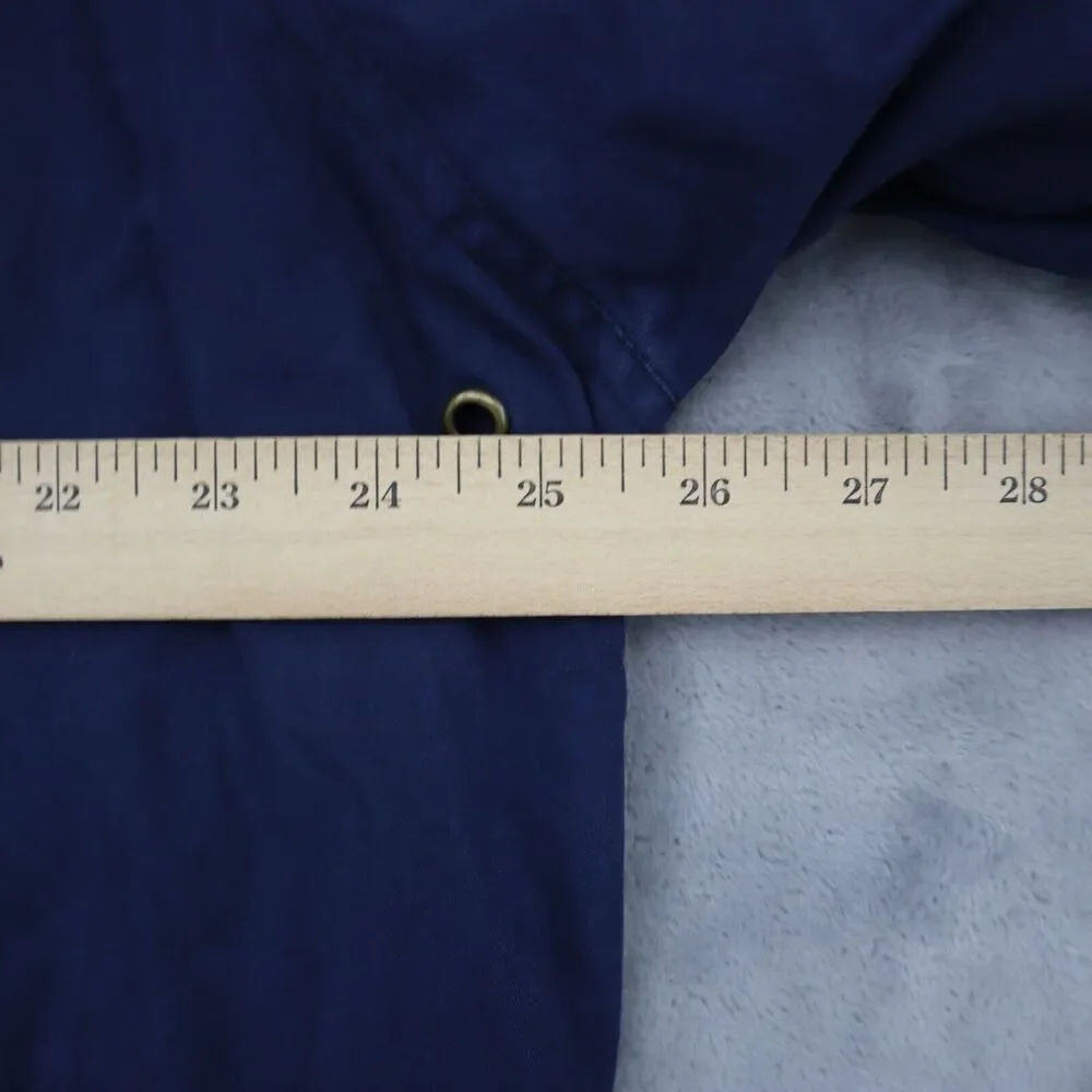 OutBrook Jacket Womens M Blue Collared Full Zip Button Down Long Sleeve Outwear